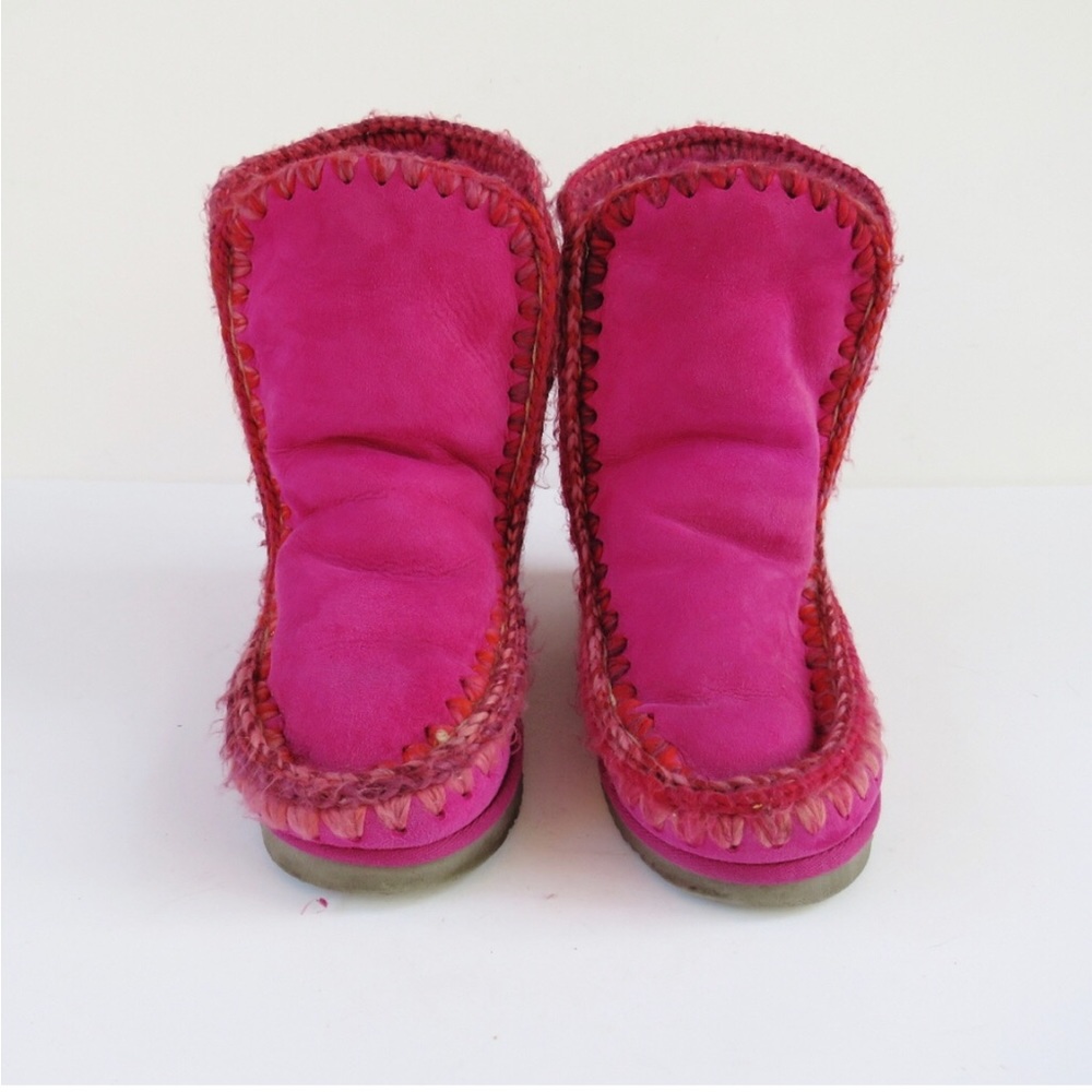 MOU Cyclamen Fuchsia Hot Pink Eskimo Boots - Picture 7 of 10